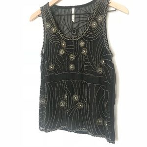 Anthropologie Willow & Clay Beaded Tank 💫